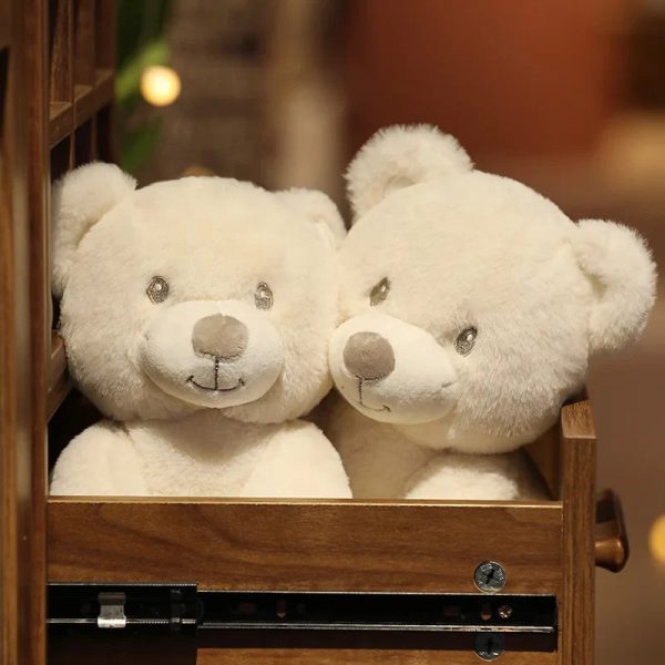 Classic White Teddy Bear Plush Toy 25cm Classic White Teddy Bear Plush Toy 25cm