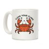 Clean Your Claws Crab Coffee Mug Clean Your Claws Crab Coffee Mug