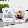 Cluster F*ck Fixer Office Humor - Personalized Mug - Christmas Gift for Coworkers, Husband, Wife, Daughter, Son, Friends