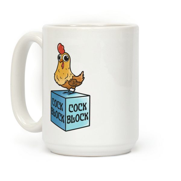 Cock Block Coffee Mug Cock Block Coffee Mug