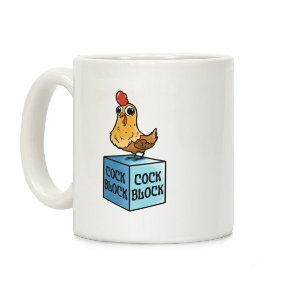 Cock Block Coffee Mug Cock Block Coffee Mug