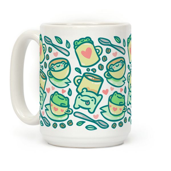 Coffee And Tea Frogs Coffee Mug Coffee And Tea Frogs Coffee Mug