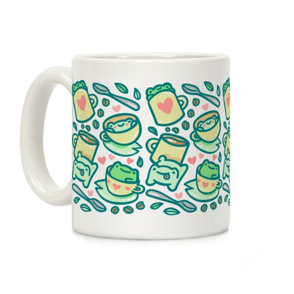 Coffee And Tea Frogs Coffee Mug Coffee And Tea Frogs Coffee Mug