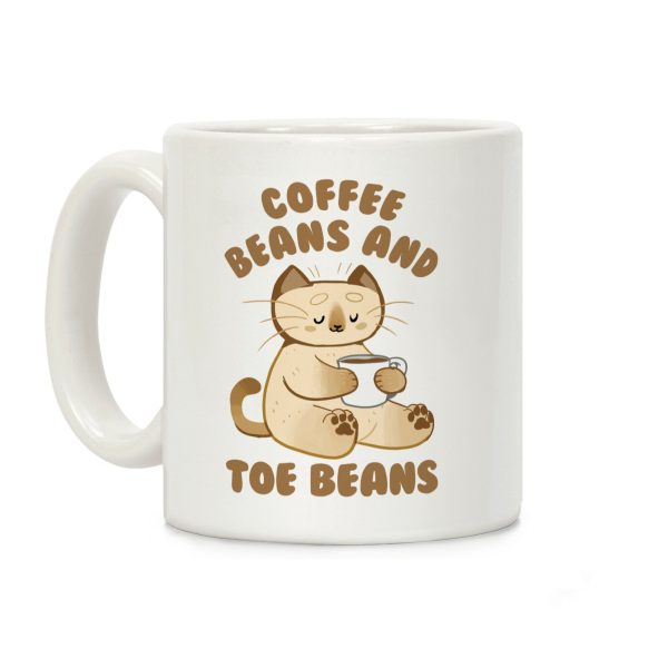 Coffee Beans and Toe Beans Coffee Mug Coffee Beans and Toe Beans Coffee Mug