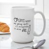 Coffee Keeps Me Going Funny Coffee Mug, Office Humor Gift for Coworker Friend, Birthday Christmas Gift