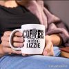 Coffee Makes Me Nicer Personalized Mug, Retro Caffeine Lovers Gift with Custom Name Coffee Makes Me Nicer Personalized Mug, Retro Caffeine Lovers Gift with Custom Name