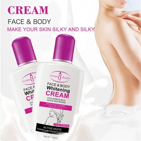 Collagen & Milk Whitening Cream For Face And Body Brightening & Moisturizing Collagen & Milk Whitening Cream For Face And Body Brightening & Moisturizing