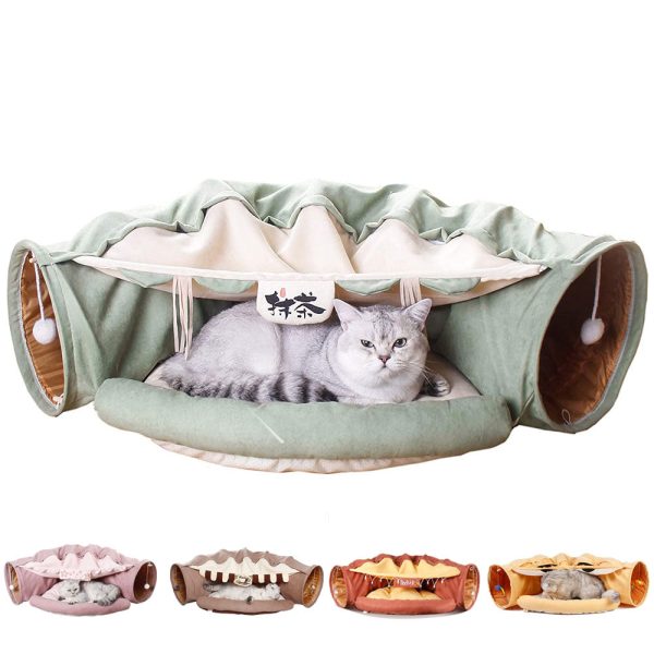 Collapsible Kitty Cat Tunnel Tube Collapsible Kitty Cat Tunnel Tube
