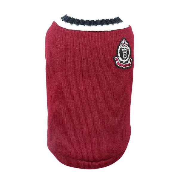 College V-neck Sweater for Dogs College V-neck Sweater for Dogs