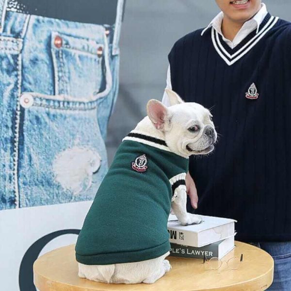 College V-neck Sweater for Dogs College V-neck Sweater for Dogs