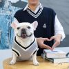College V-neck Sweater for Dogs College V-neck Sweater for Dogs