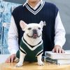 College V-neck Sweater for Dogs College V-neck Sweater for Dogs