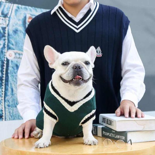 College V-neck Sweater for Dogs College V-neck Sweater for Dogs