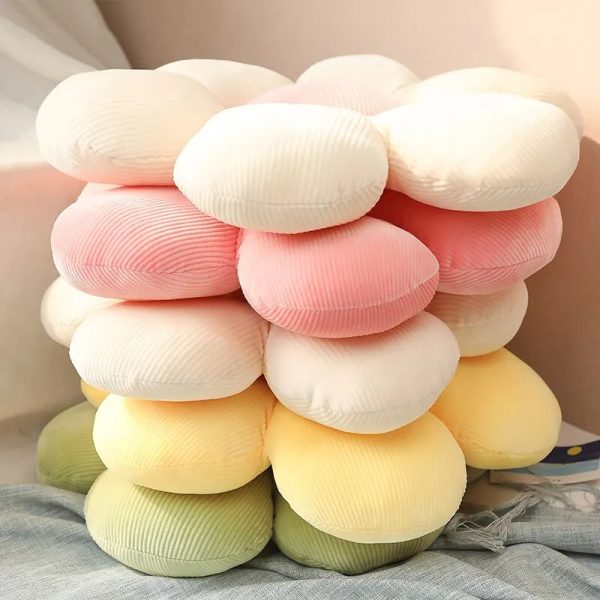 Colorful Flower Plush Pillow Cushion Colorful Flower Plush Pillow Cushion