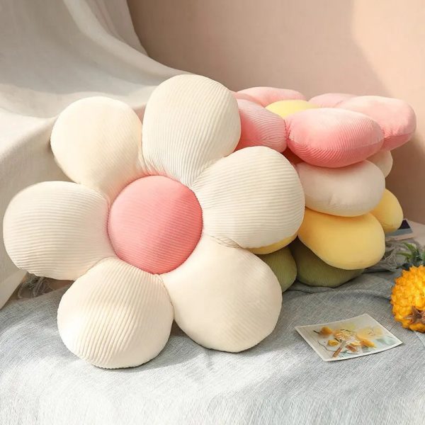 Colorful Flower Plush Pillow Cushion Colorful Flower Plush Pillow Cushion