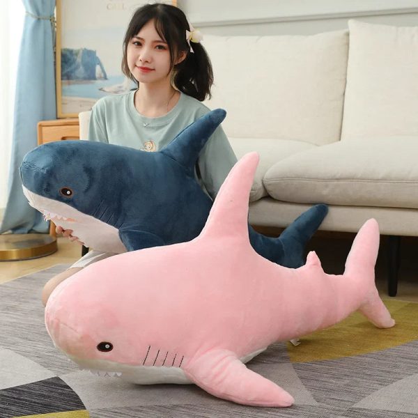 Colorful Shark Plush Pillow Colorful Shark Plush Pillow
