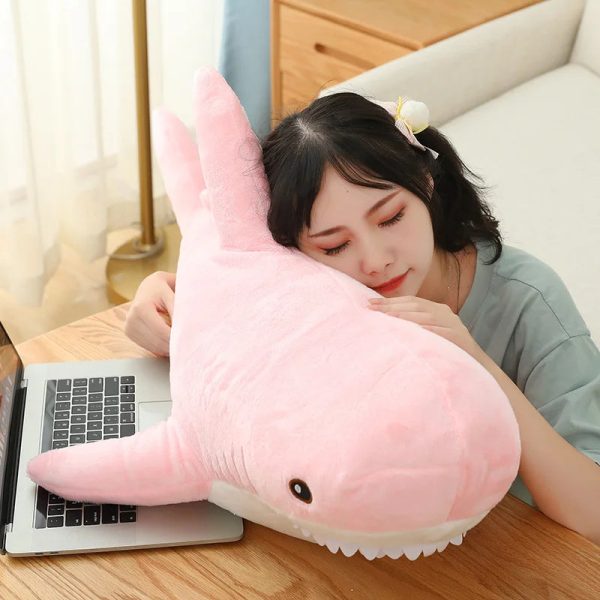Colorful Shark Plush Pillow Colorful Shark Plush Pillow