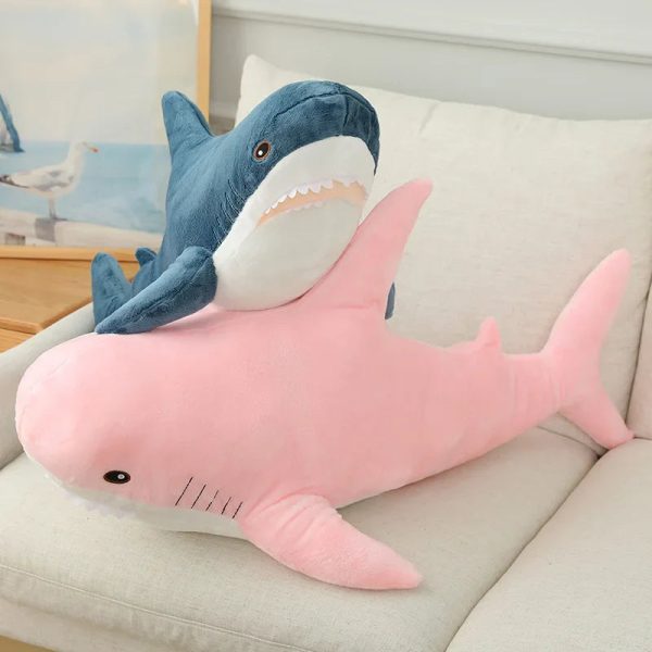 Colorful Shark Plush Pillow Colorful Shark Plush Pillow