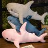 Colorful Shark Plush Pillow Colorful Shark Plush Pillow
