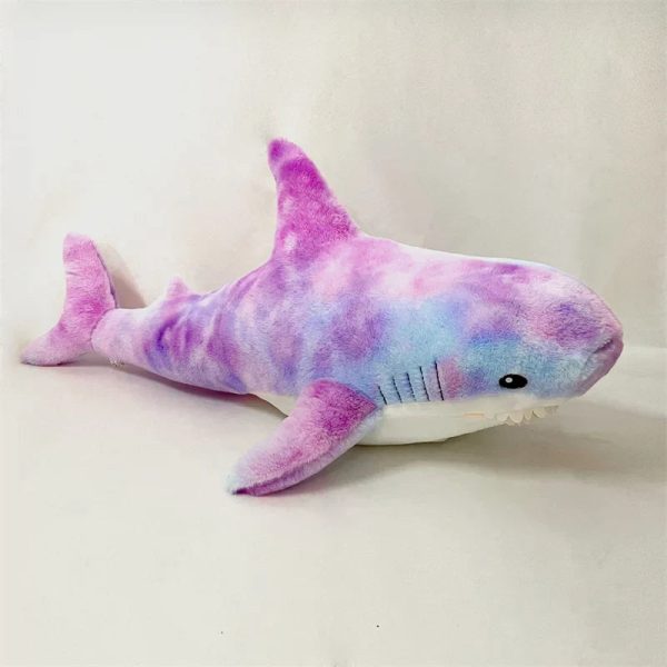 Colorful Shark Plush Pillow Colorful Shark Plush Pillow
