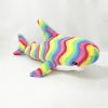 Colorful Shark Plush Pillow Colorful Shark Plush Pillow