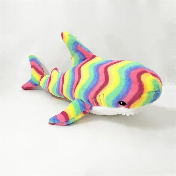 Colorful Shark Plush Pillow Colorful Shark Plush Pillow