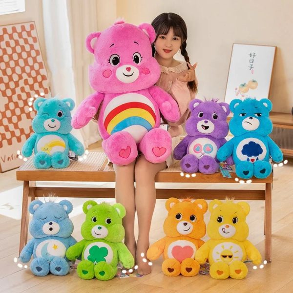 Colorful Teddy Bear Plush Pillow Soft Stuffed Doll Colorful Teddy Bear Plush Pillow Soft Stuffed Doll