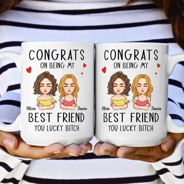 Congrats On Being My Bestie - Personalized Mug Congrats On Being My Bestie - Personalized Mug