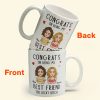 Congrats On Being My Bestie - Personalized Mug Congrats On Being My Bestie - Personalized Mug