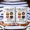 Congrats On Being My Boss - Personalized Mug Congrats On Being My Boss - Personalized Mug