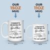 Congrats On Being My Brother - Family Personalized Custom Mug - Gift For Family Members