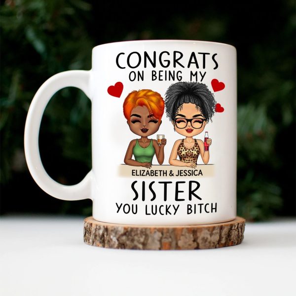 Congrats On Being My Brother Chibi - Birthday, Funny Gift For Brothers, Sisters, Sibling, Family - Personalized Mug Congrats On Being My Brother Chibi - Birthday, Funny Gift For Brothers, Sisters, Sibling, Family - Personalized Mug