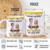 Congrats On Being My Brother Sister - Personalized White Edge-to-Edge Mug Congrats On Being My Brother Sister - Personalized White Edge-to-Edge Mug