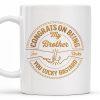 Congrats On Being My Brother You Lucky Bastard Handshake Design - Personalized Custom Coffee Mug - BST144_MG Congrats On Being My Brother You Lucky Bastard Handshake Design - Personalized Custom Coffee Mug - BST144_MG