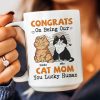 Congrats On Being My Cat Mom - Personalized Mug Congrats On Being My Cat Mom - Personalized Mug