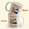 Congrats On Being My Cat Mom - Personalized Mug Congrats On Being My Cat Mom - Personalized Mug