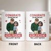 Congrats On Being My Girlfriend, Couple With Hearts - Personalized Custom Coffee Mug - CPL1344_MG Congrats On Being My Girlfriend, Couple With Hearts - Personalized Custom Coffee Mug - CPL1344_MG