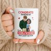 Congrats On Being My Girlfriend, Couple With Hearts - Personalized Custom Coffee Mug - CPL1344_MG Congrats On Being My Girlfriend, Couple With Hearts - Personalized Custom Coffee Mug - CPL1344_MG