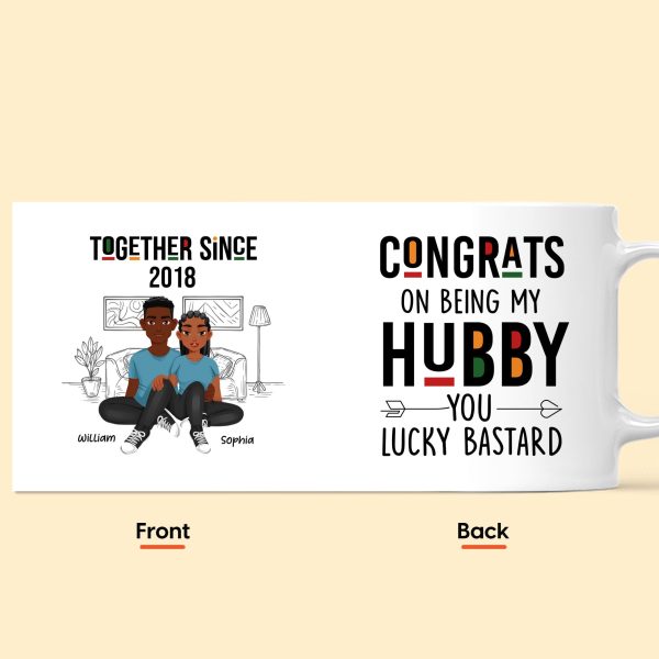 Congrats On Being My Hubby - Personalized Mug Congrats On Being My Hubby - Personalized Mug