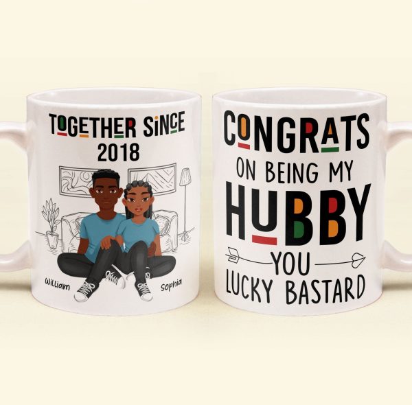 Congrats On Being My Hubby - Personalized Mug Congrats On Being My Hubby - Personalized Mug