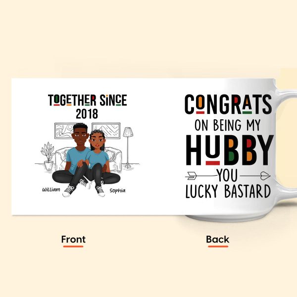 Congrats On Being My Hubby - Personalized Mug Congrats On Being My Hubby - Personalized Mug
