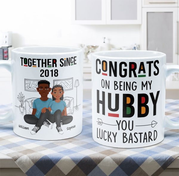 Congrats On Being My Hubby - Personalized Mug Congrats On Being My Hubby - Personalized Mug
