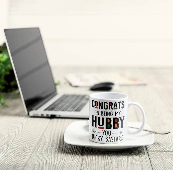Congrats On Being My Hubby - Personalized Mug Congrats On Being My Hubby - Personalized Mug