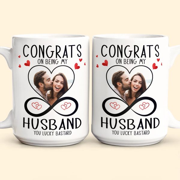 Congrats On Being My Husband - Personalized Photo Mug Congrats On Being My Husband - Personalized Photo Mug