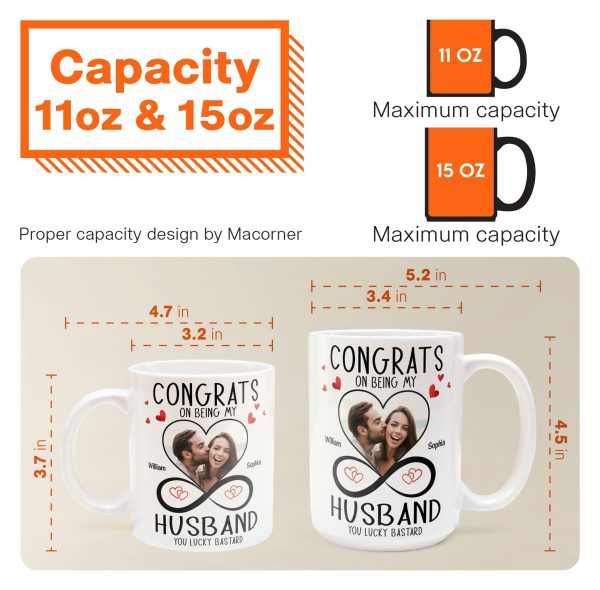 Congrats On Being My Husband - Personalized Photo Mug Congrats On Being My Husband - Personalized Photo Mug