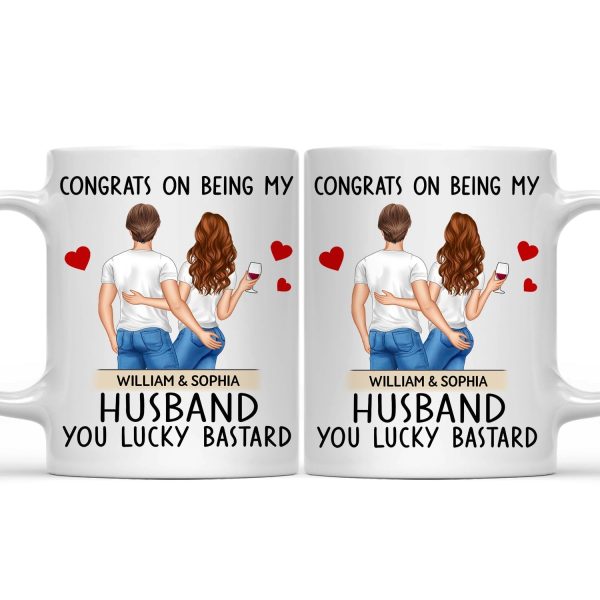 Congrats On Being My Husband Backside - Anniversary, Vacation, Funny Gift For Couples, Family - Personalized Mug Congrats On Being My Husband Backside - Anniversary, Vacation, Funny Gift For Couples, Family - Personalized Mug