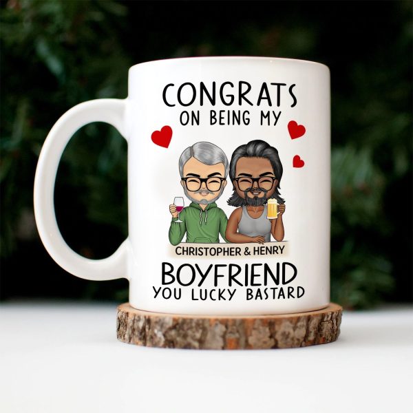 Congrats On Being My Husband Chibi - Anniversary, Vacation, Funny Gift For Couples, Family - Personalized Custom Mug Congrats On Being My Husband Chibi - Anniversary, Vacation, Funny Gift For Couples, Family - Personalized Custom Mug