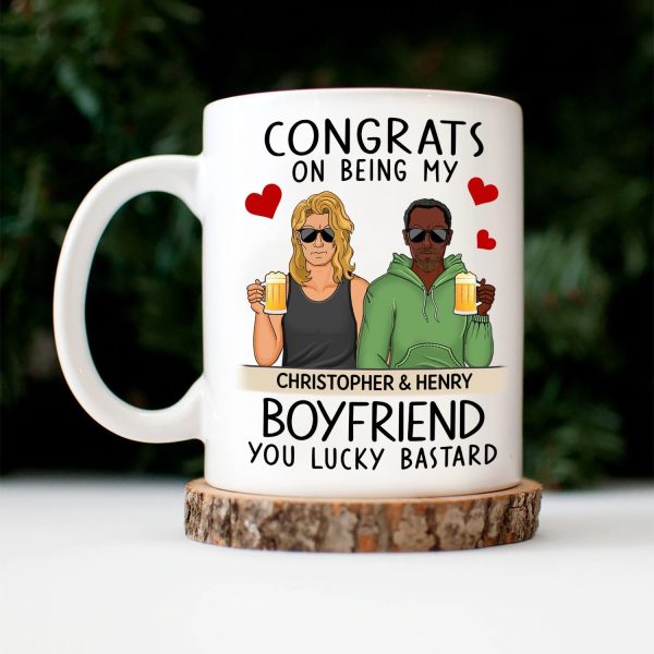 Congrats On Being My Husband Family - Anniversary, Vacation, Funny Gift For Couples - Personalized Mug Congrats On Being My Husband Family - Anniversary, Vacation, Funny Gift For Couples - Personalized Mug