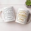 Congrats On Being My Husband, Floral Designs - Personalized Custom Coffee Mug - HSB086_MG Congrats On Being My Husband, Floral Designs - Personalized Custom Coffee Mug - HSB086_MG