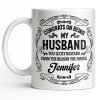 Congrats On Being My Husband, Floral Designs - Personalized Custom Coffee Mug - HSB086_MG Congrats On Being My Husband, Floral Designs - Personalized Custom Coffee Mug - HSB086_MG